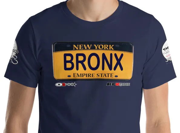 SHORT SLEEVE TEE SHIRT (uniSex) : BRONX 2019 (JECKONE X oeroSTREETautomotive Custom Classics)