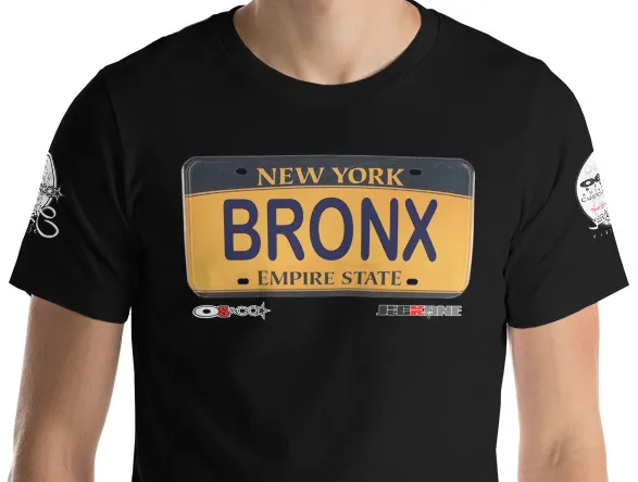 SHORT SLEEVE TEE SHIRT (uniSex) : BRONX 2019 (JECKONE X oeroSTREETautomotive Custom Classics)