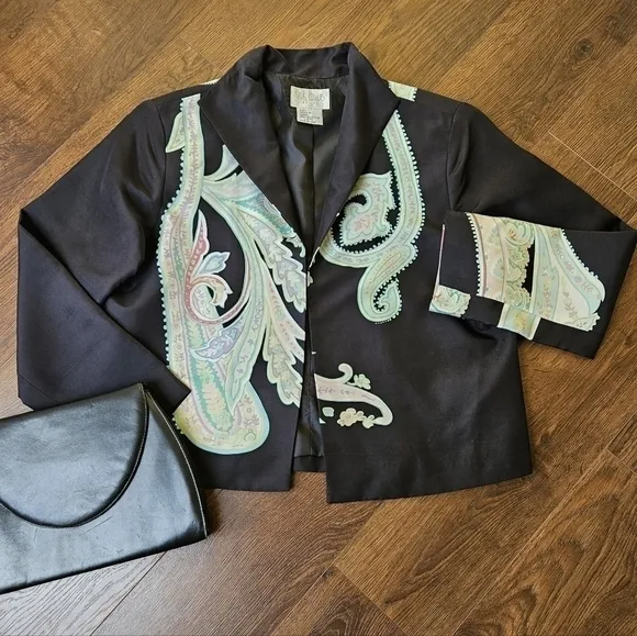 SILK Club Cropped Silk Jacket