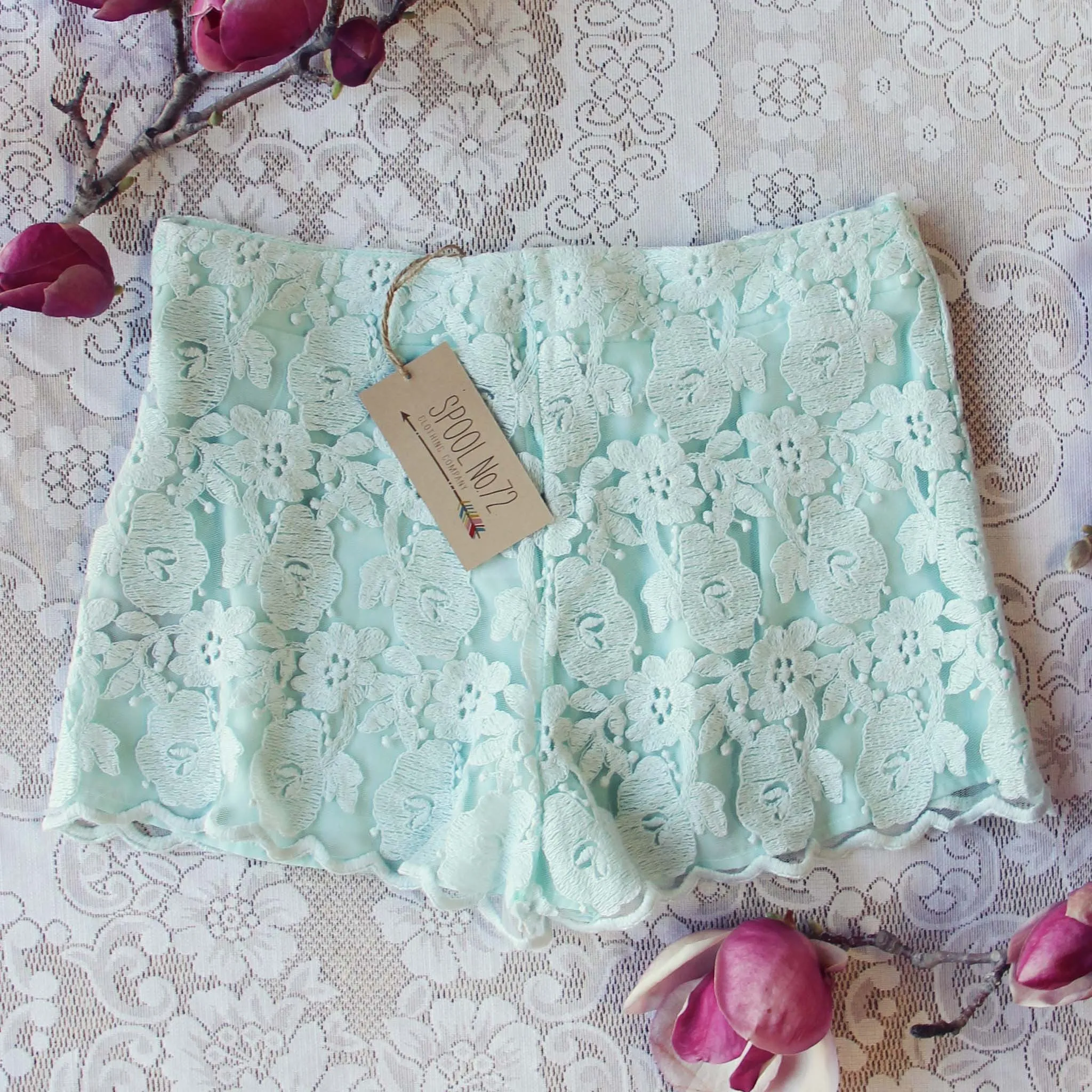 Sky Lace Shorts