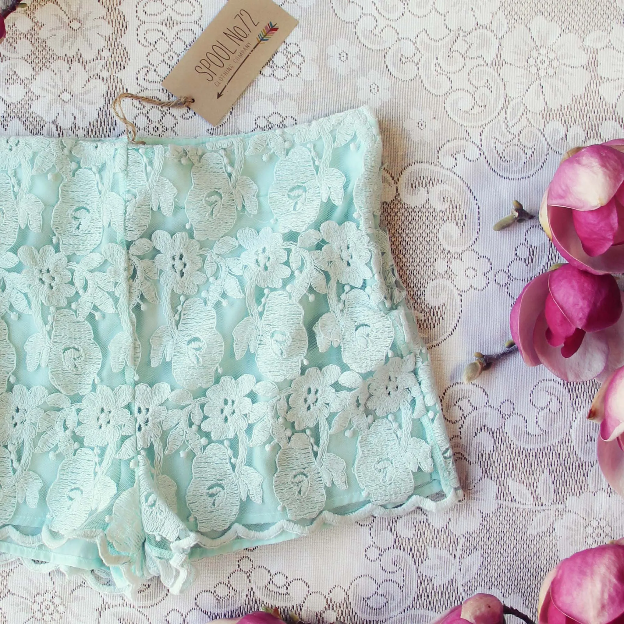 Sky Lace Shorts