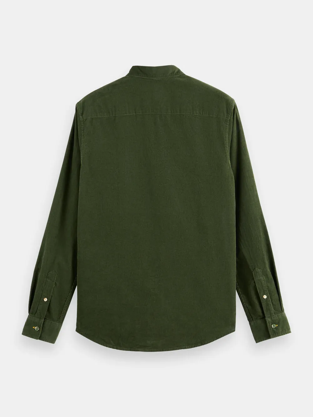 Slim-Fit Corduroy Shirt - Field Green 173080