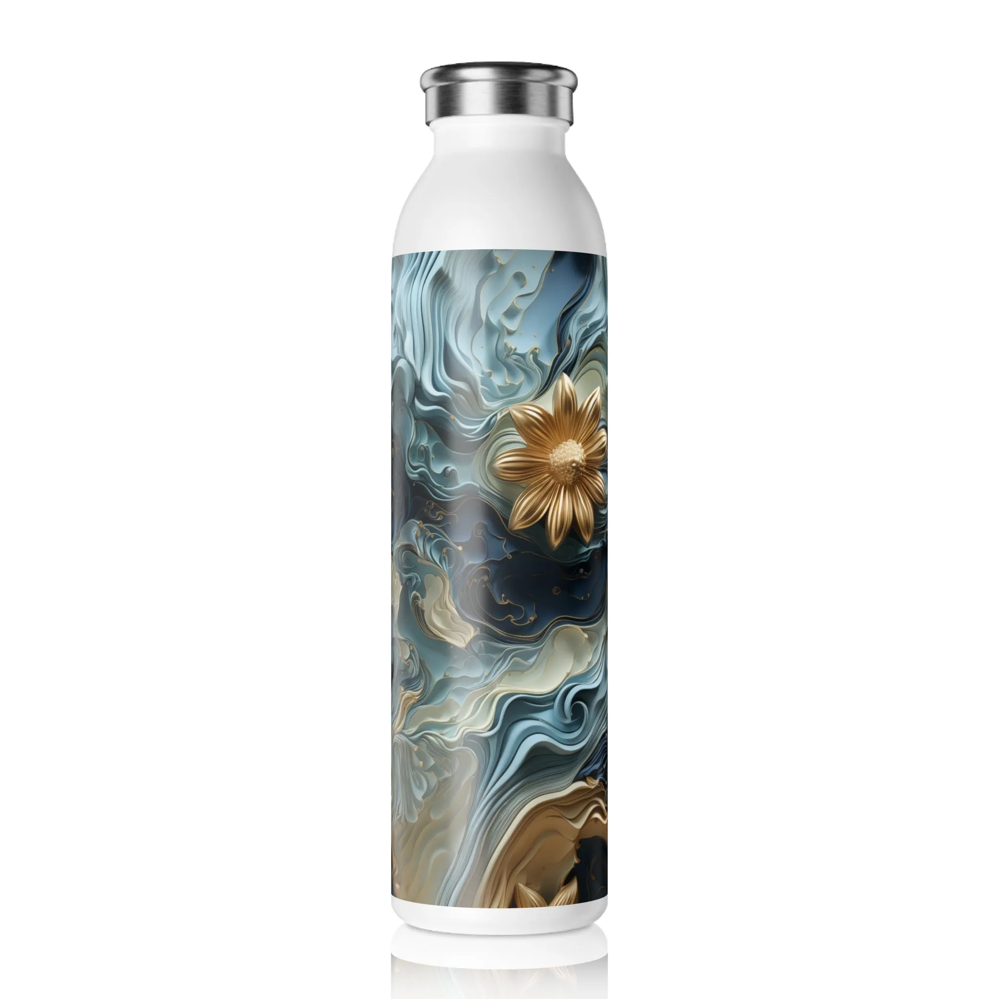 Slim Water Bottle - Avice Salabhasana Anime Ocean