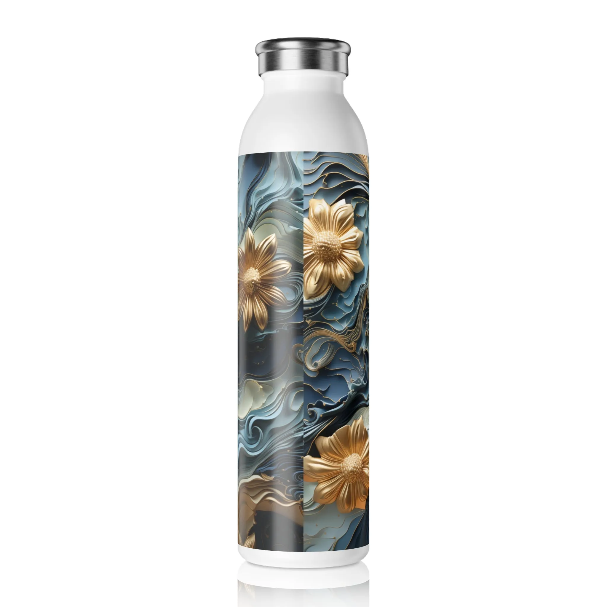Slim Water Bottle - Avice Salabhasana Anime Ocean
