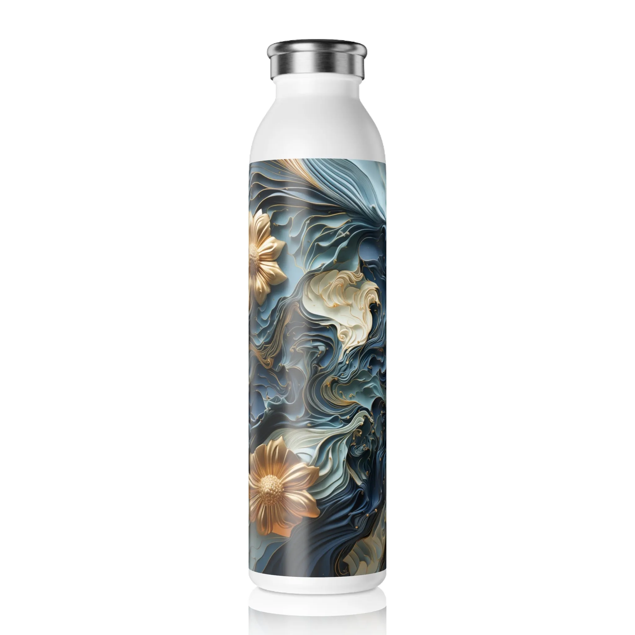 Slim Water Bottle - Avice Salabhasana Anime Ocean