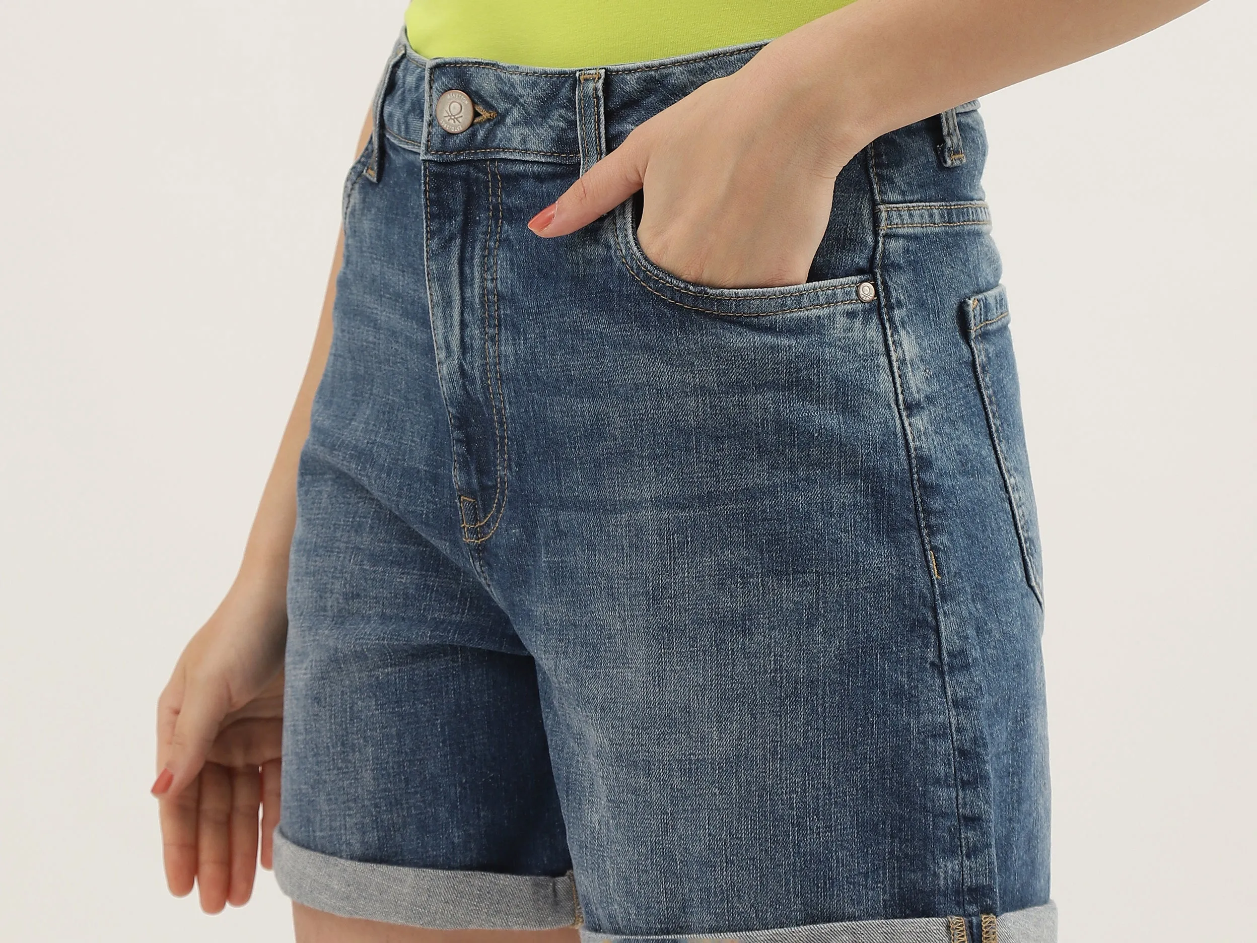 Solid Regular Fit Shorts