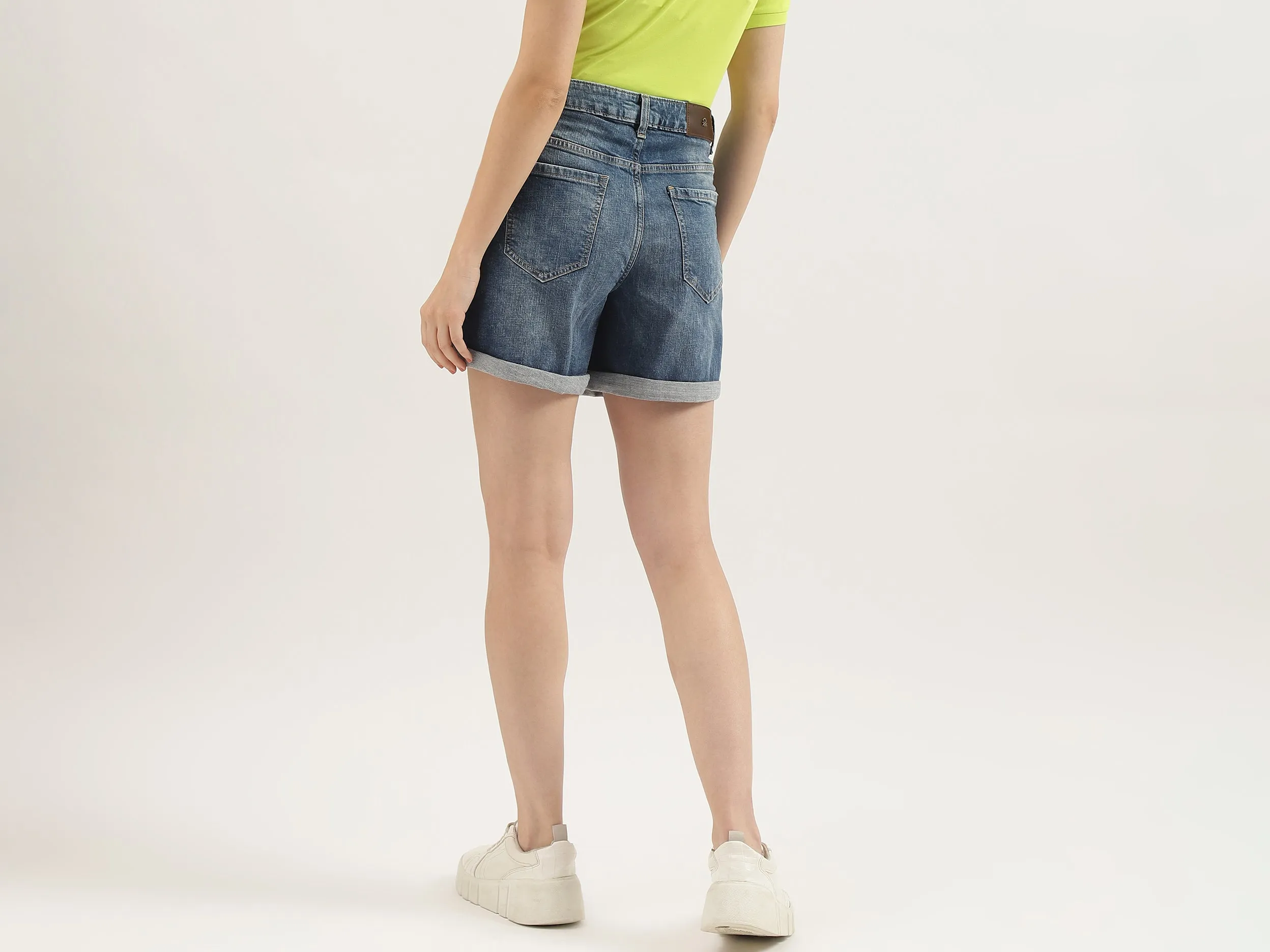 Solid Regular Fit Shorts