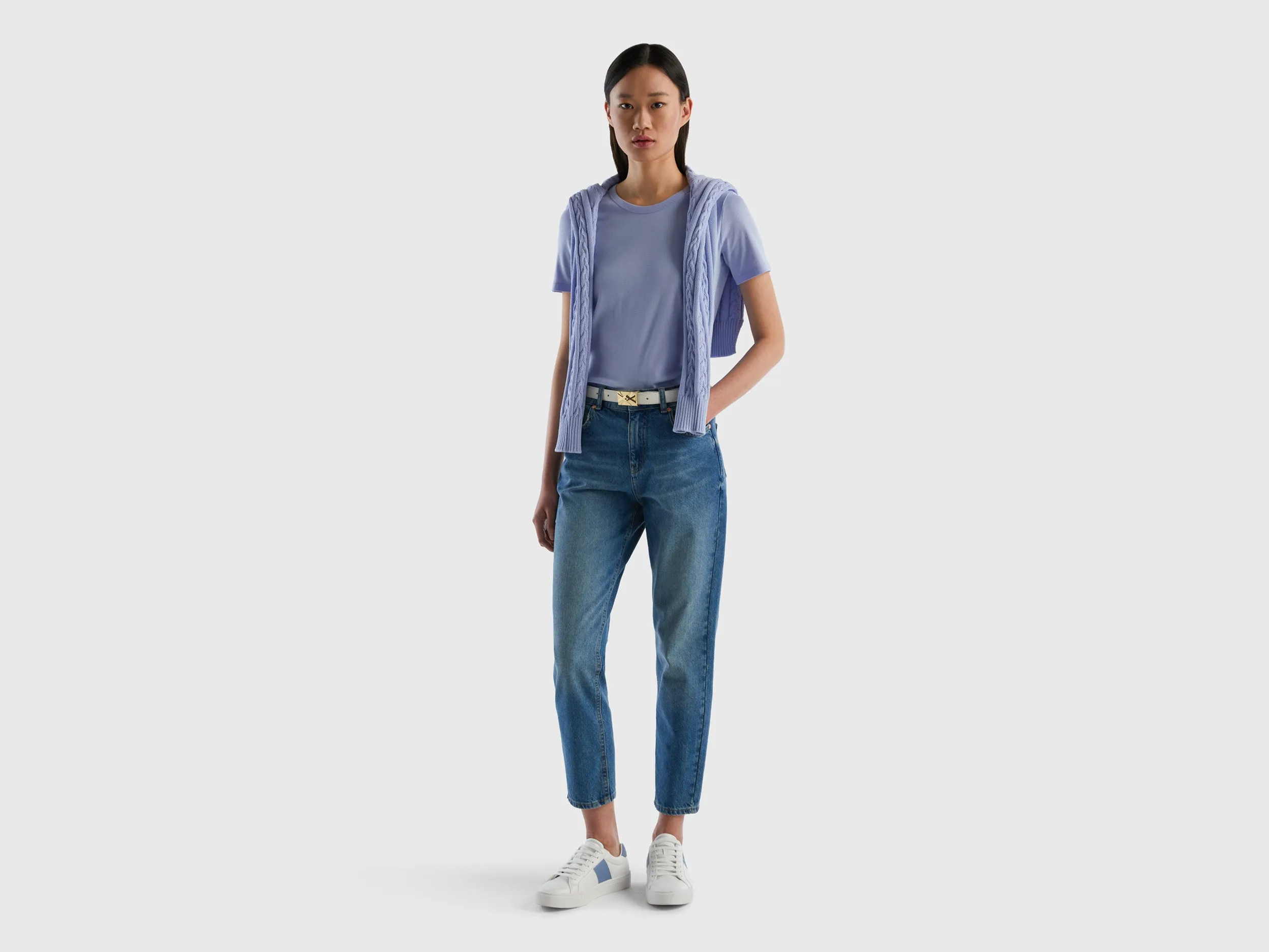 Solid Straight Fit Jeans