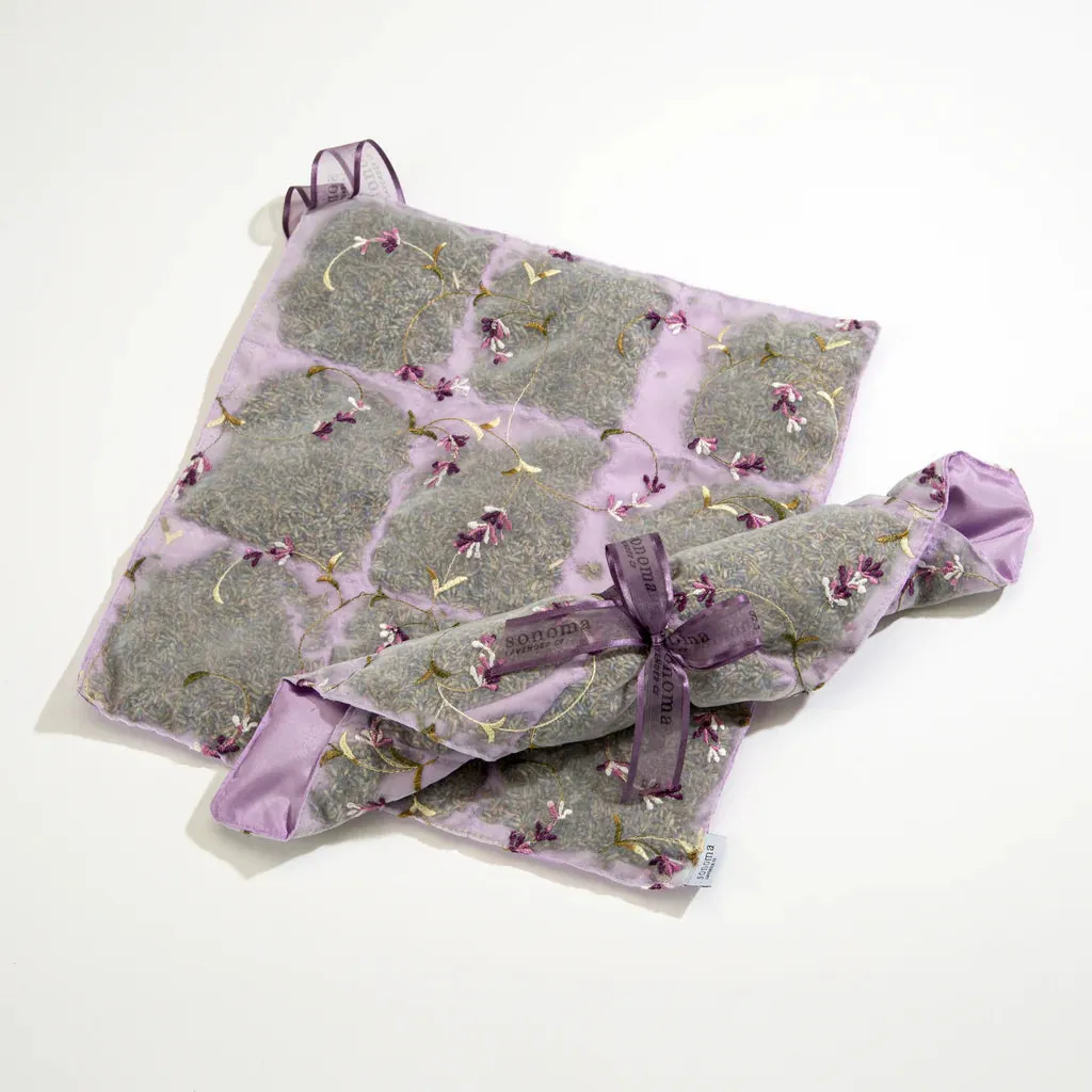 Sonoma Lavender Drawer Liner Sachet in Embroidered Organza