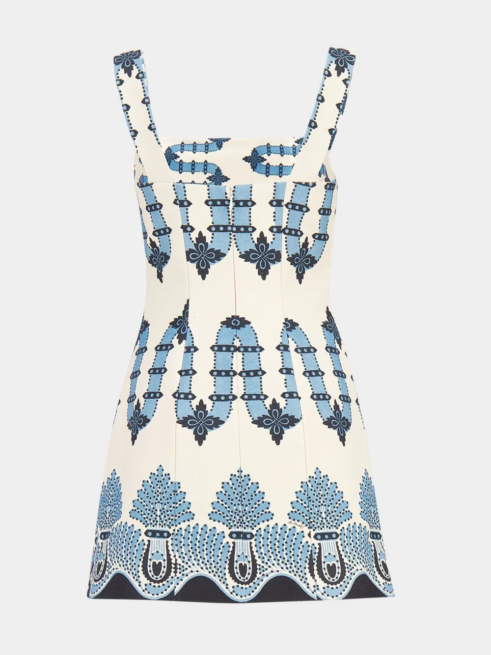 Sophia Printed Cotton Mini Dress