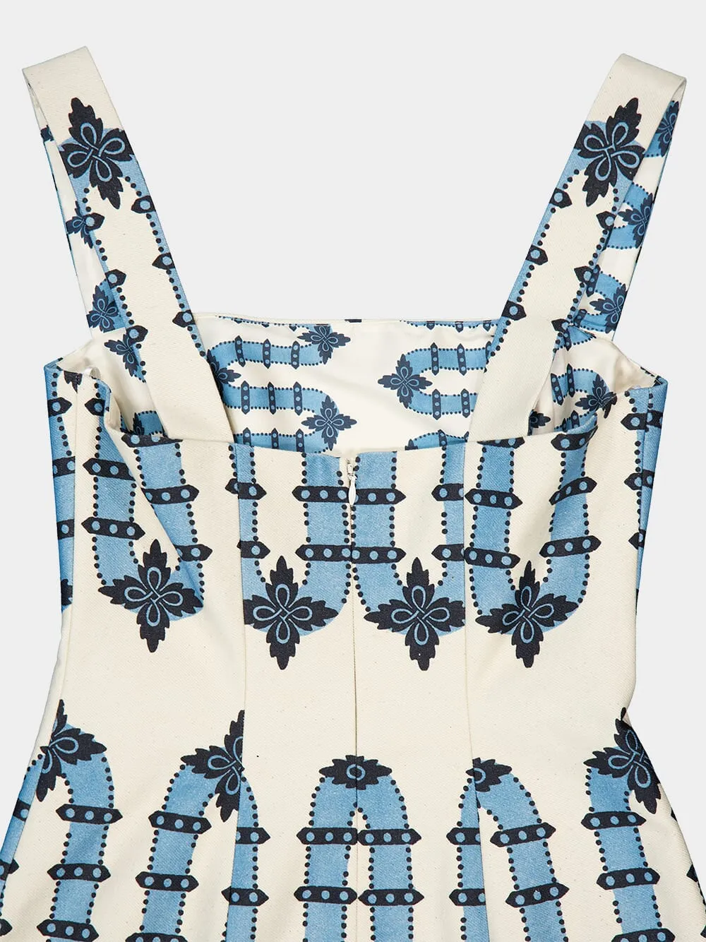Sophia Printed Cotton Mini Dress