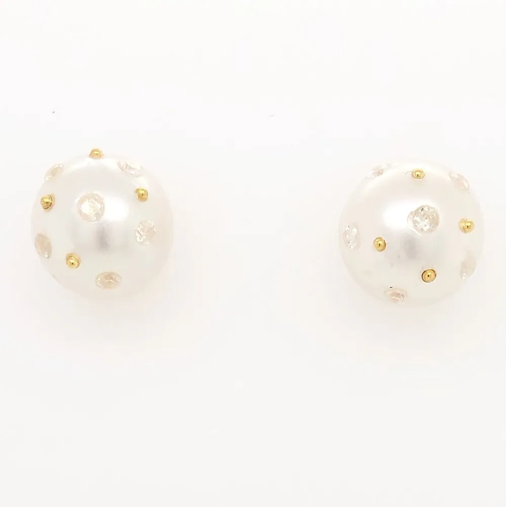 South Sea Pearls with Diamonds