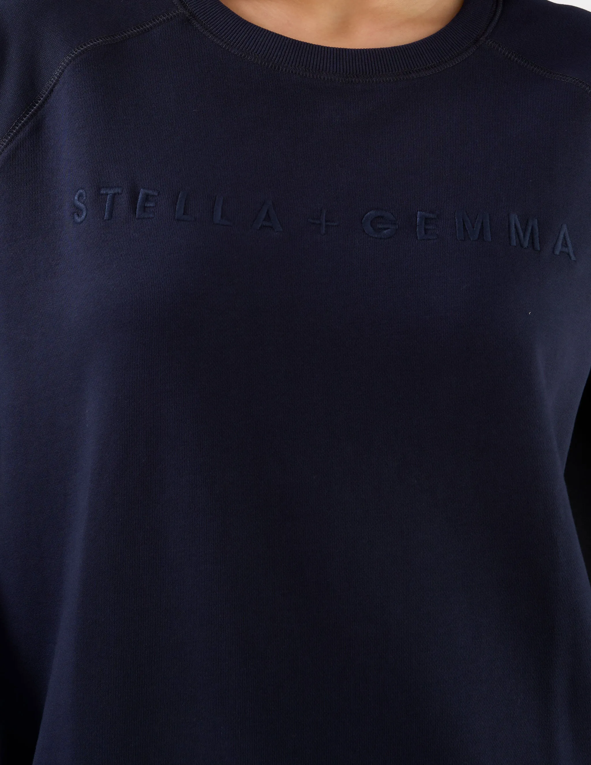 STELLA   GEMMA CLASSIC LOGO SWEATER NAVY