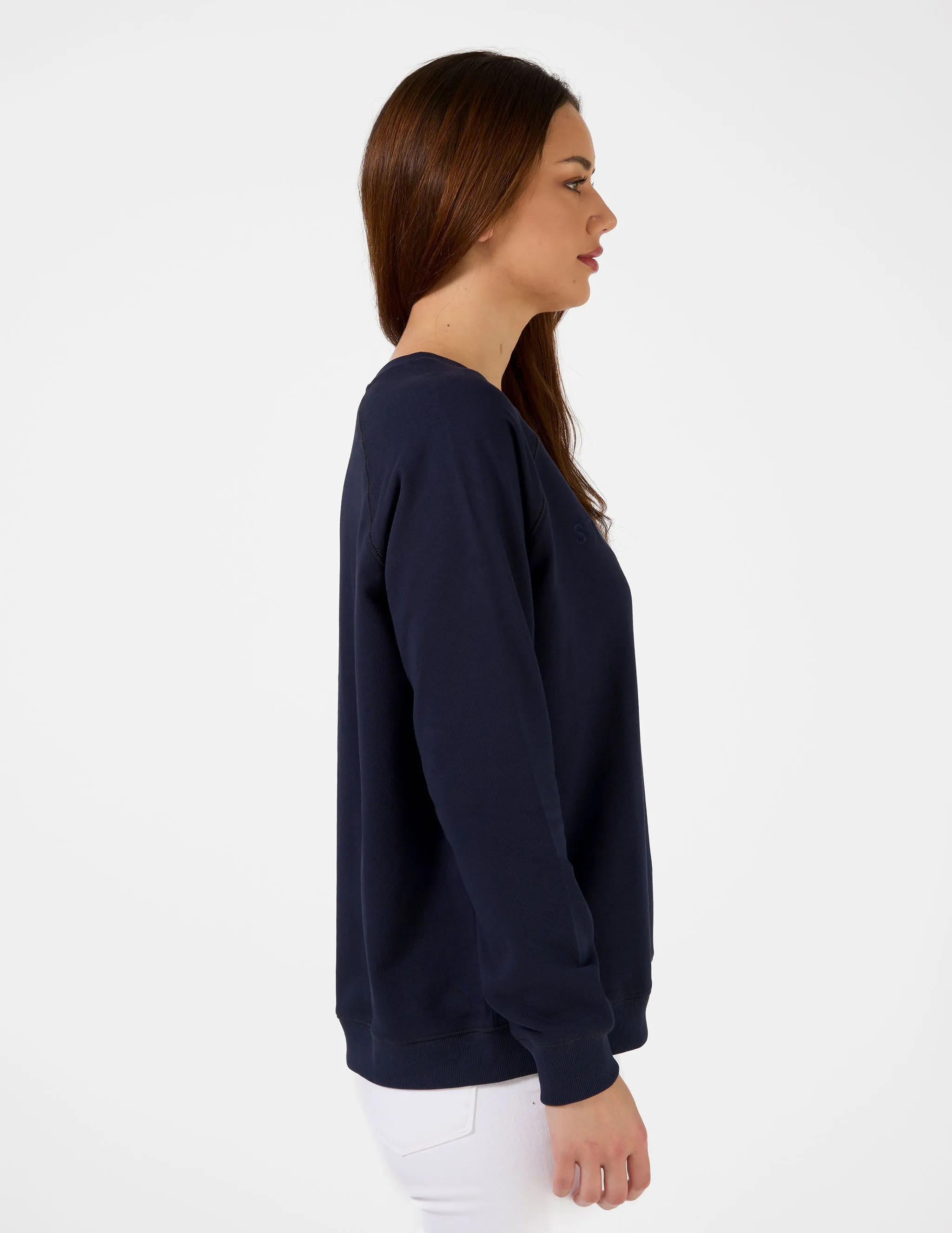STELLA   GEMMA CLASSIC LOGO SWEATER NAVY