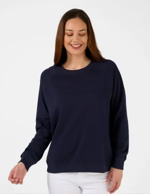 STELLA   GEMMA CLASSIC LOGO SWEATER NAVY