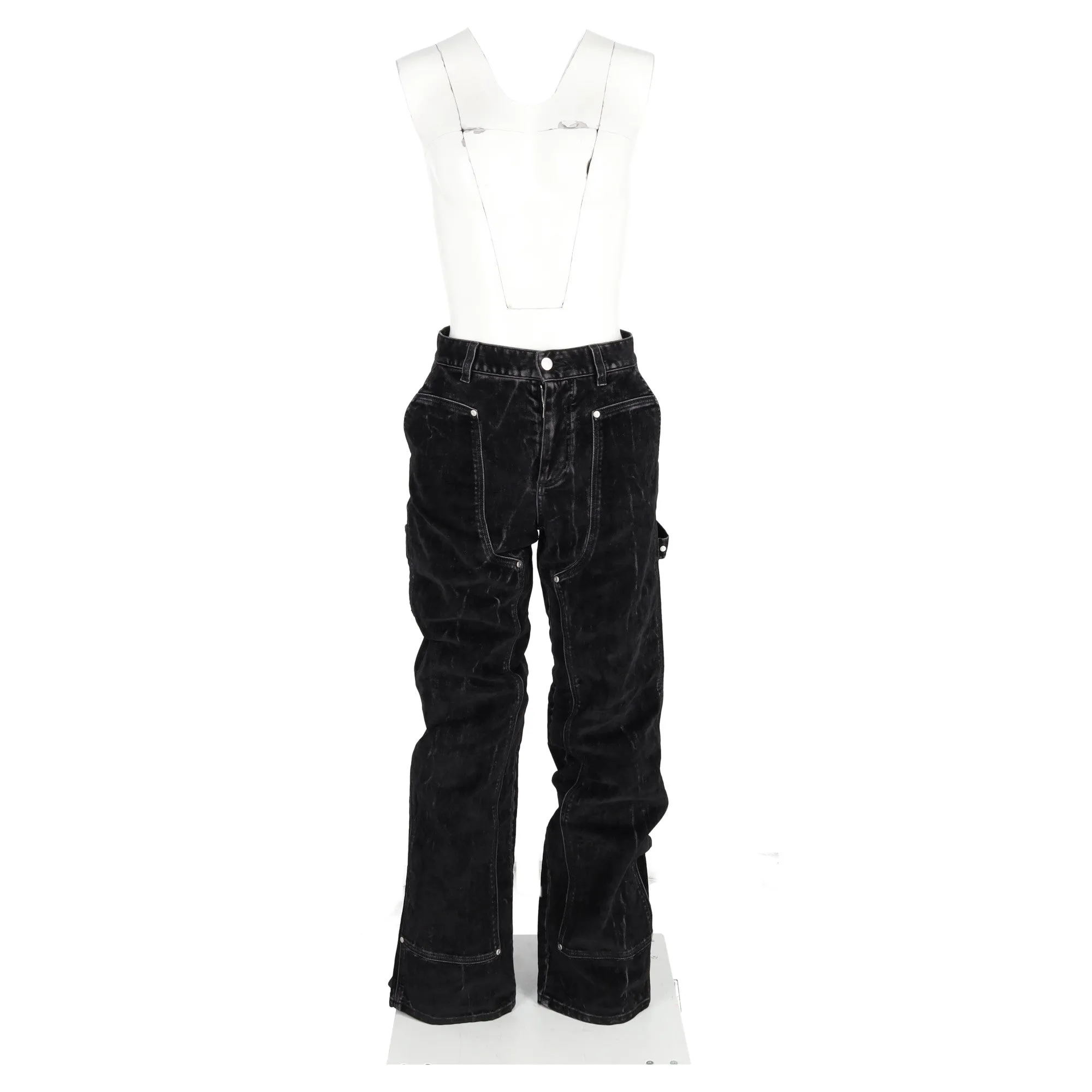 Stella McCartney Straight-Leg Denim Jeans in Black Cotton