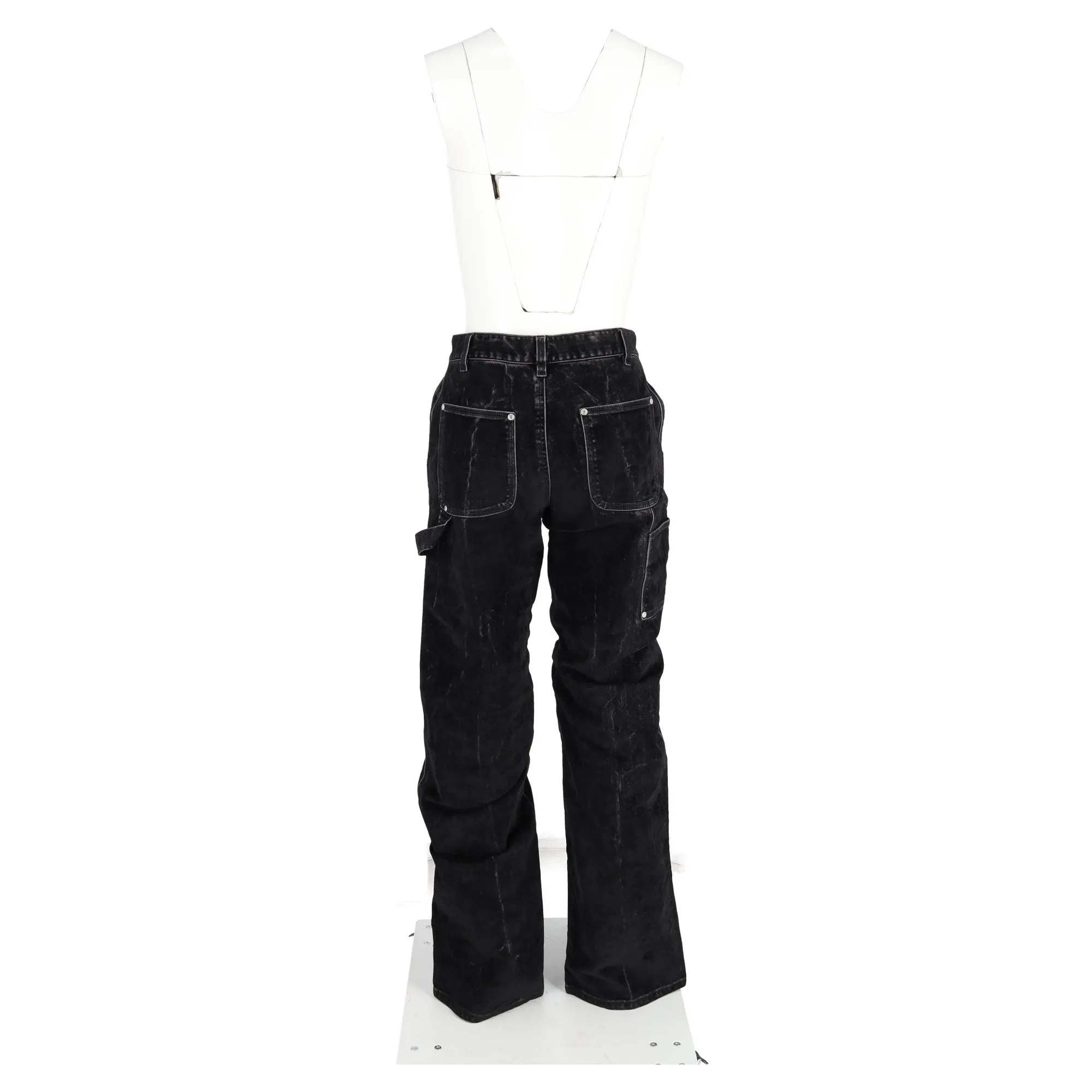 Stella McCartney Straight-Leg Denim Jeans in Black Cotton