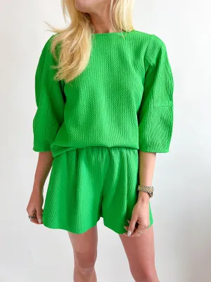 Stitched Crop Top