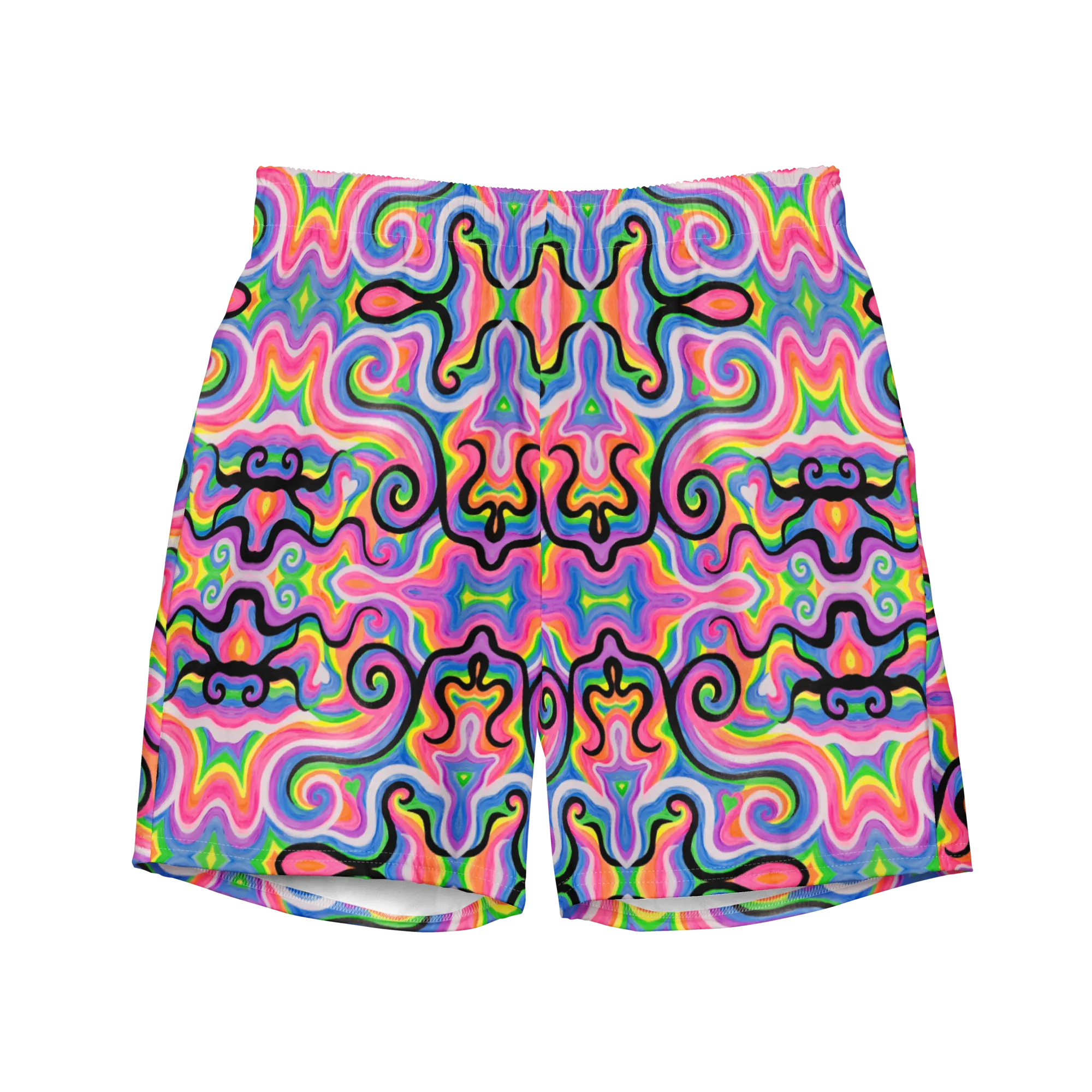 Swim Trunks ( Internal Pocket)- "Electric" Design