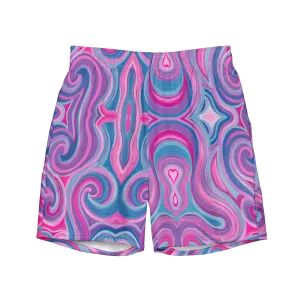 Swim Trunks ( Secret Internal Pocket)- "Mystical" Design