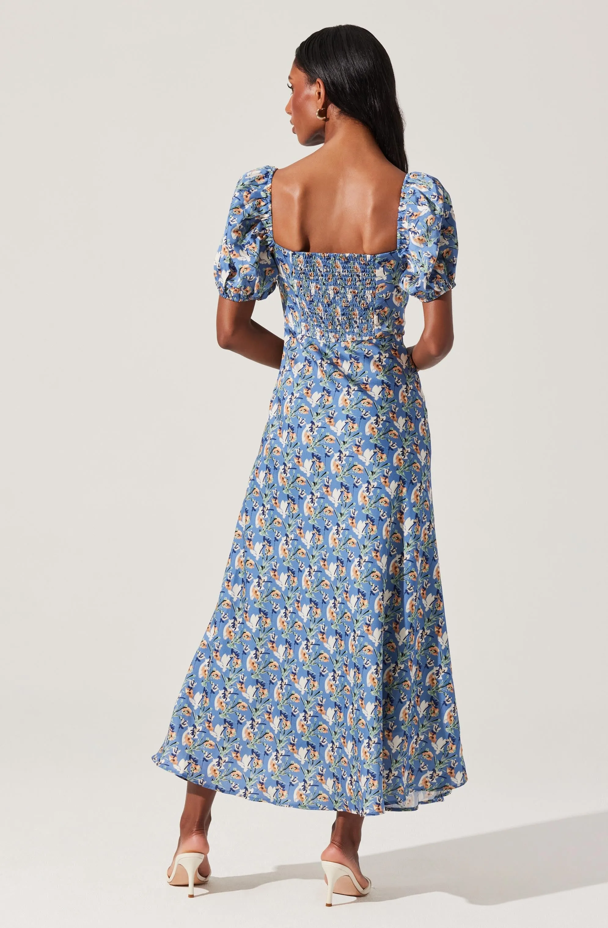 Sylvie Floral Bustier Maxi Dress