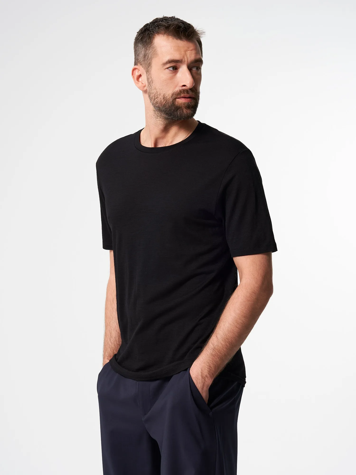 T-Shirt Merino - Sheep Black (Male)