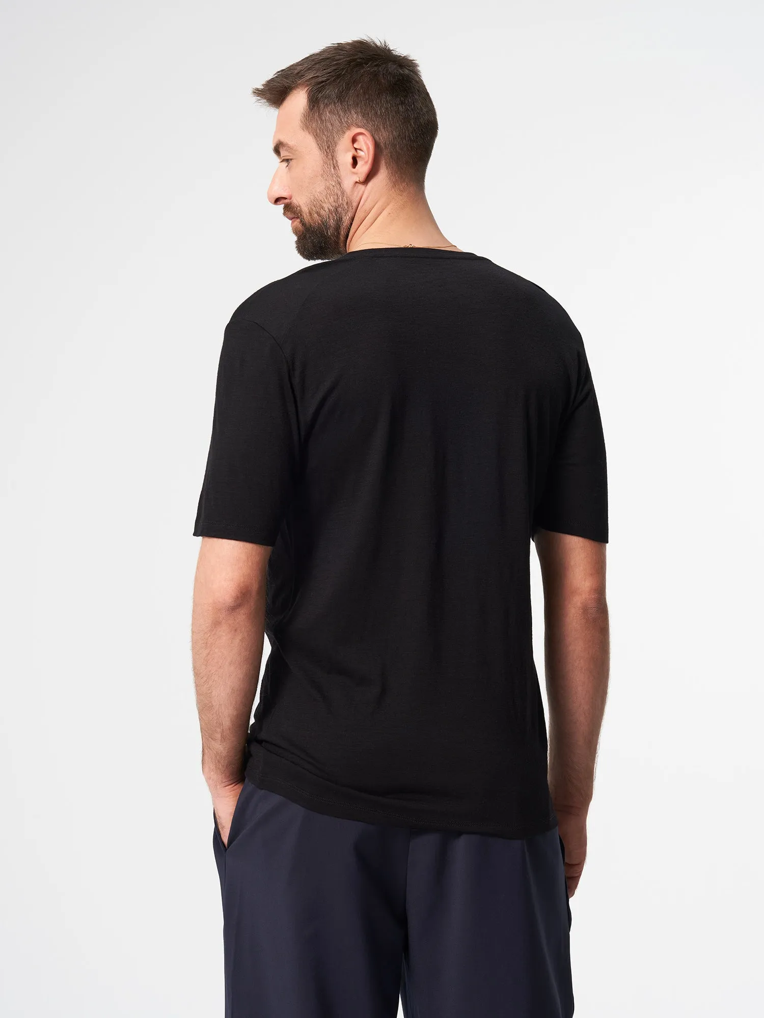 T-Shirt Merino - Sheep Black (Male)