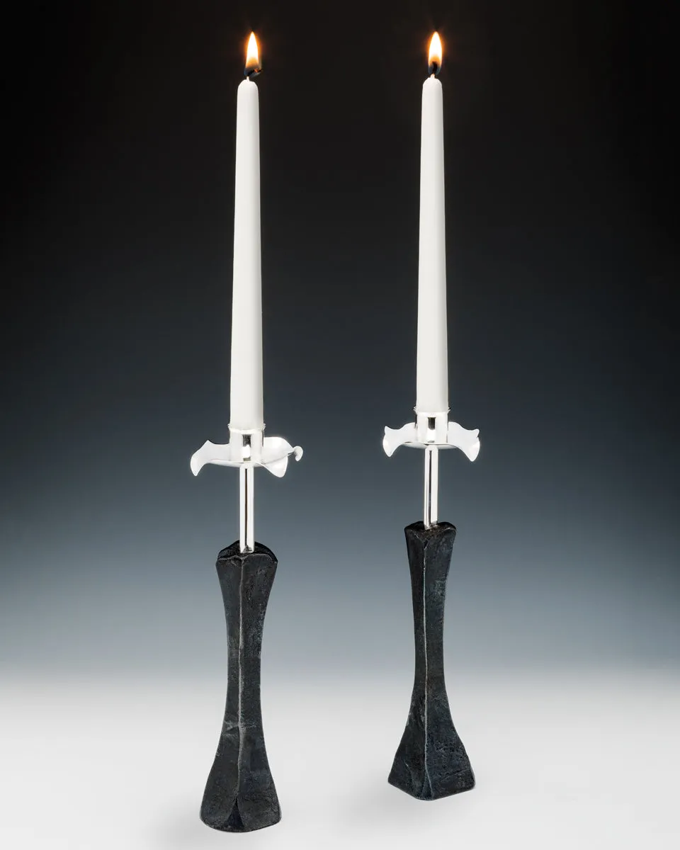 Tall Petal Candlesticks