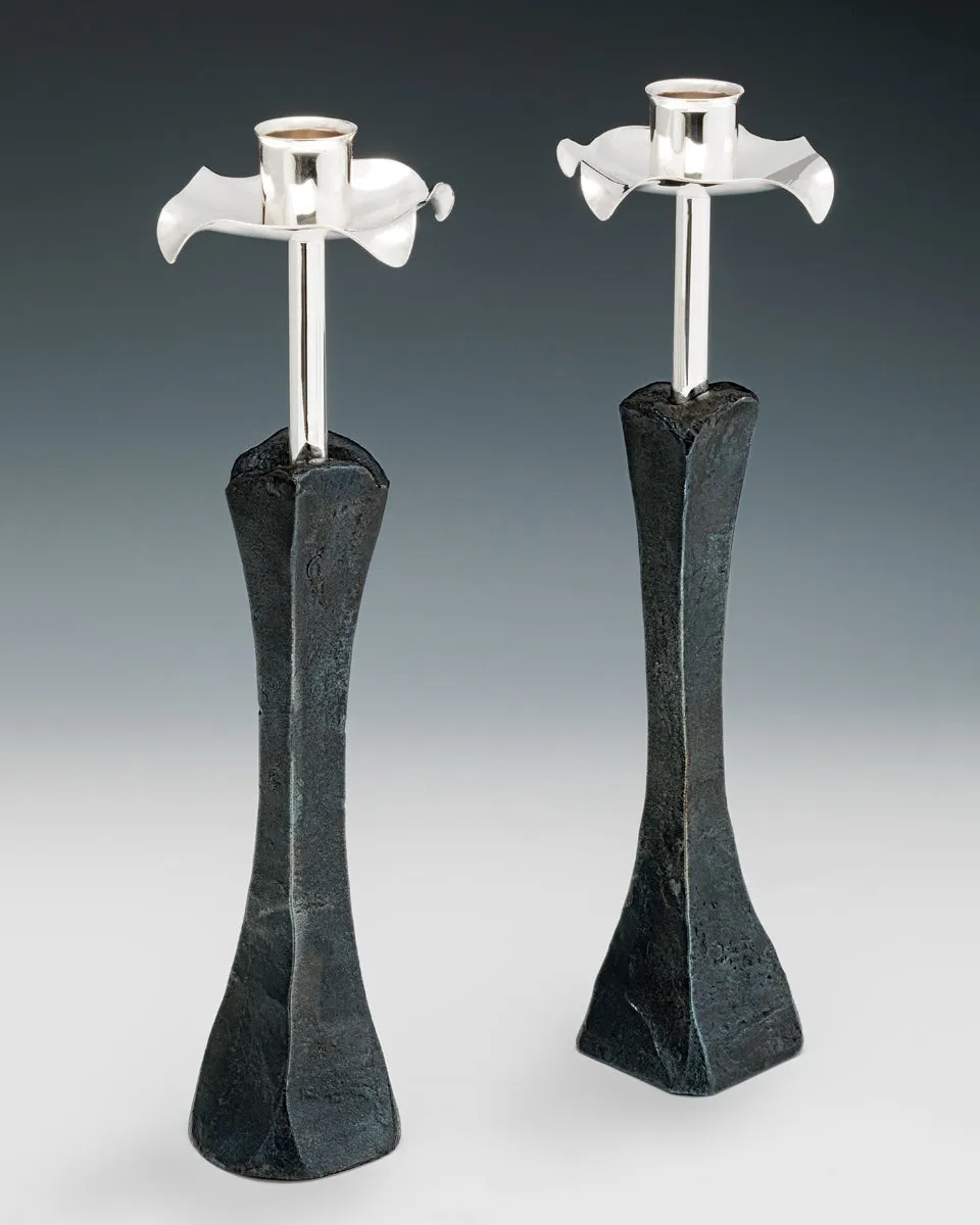 Tall Petal Candlesticks