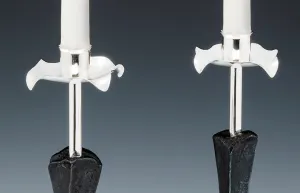 Tall Petal Candlesticks
