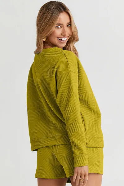 Texture in Time Set- 5 Colors (Chestnut, Navy, Blue, Chartreuse, Tan)