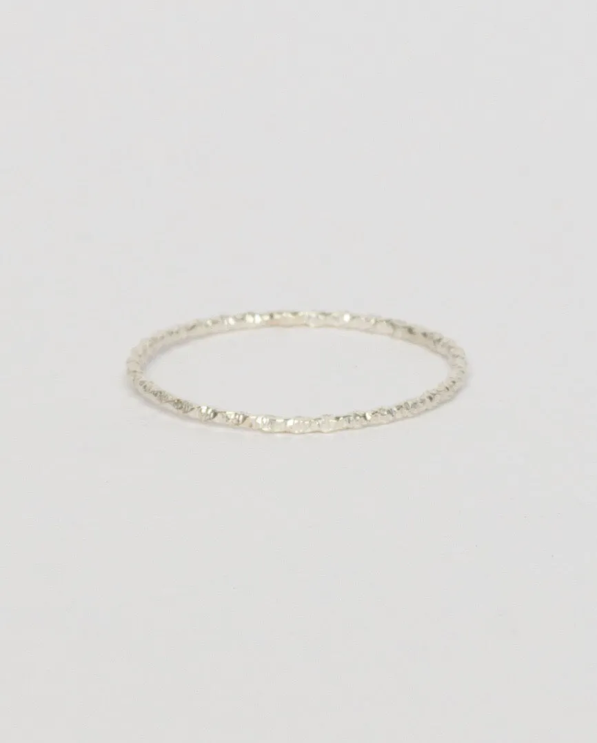 Textured Ring, Sterling Silver