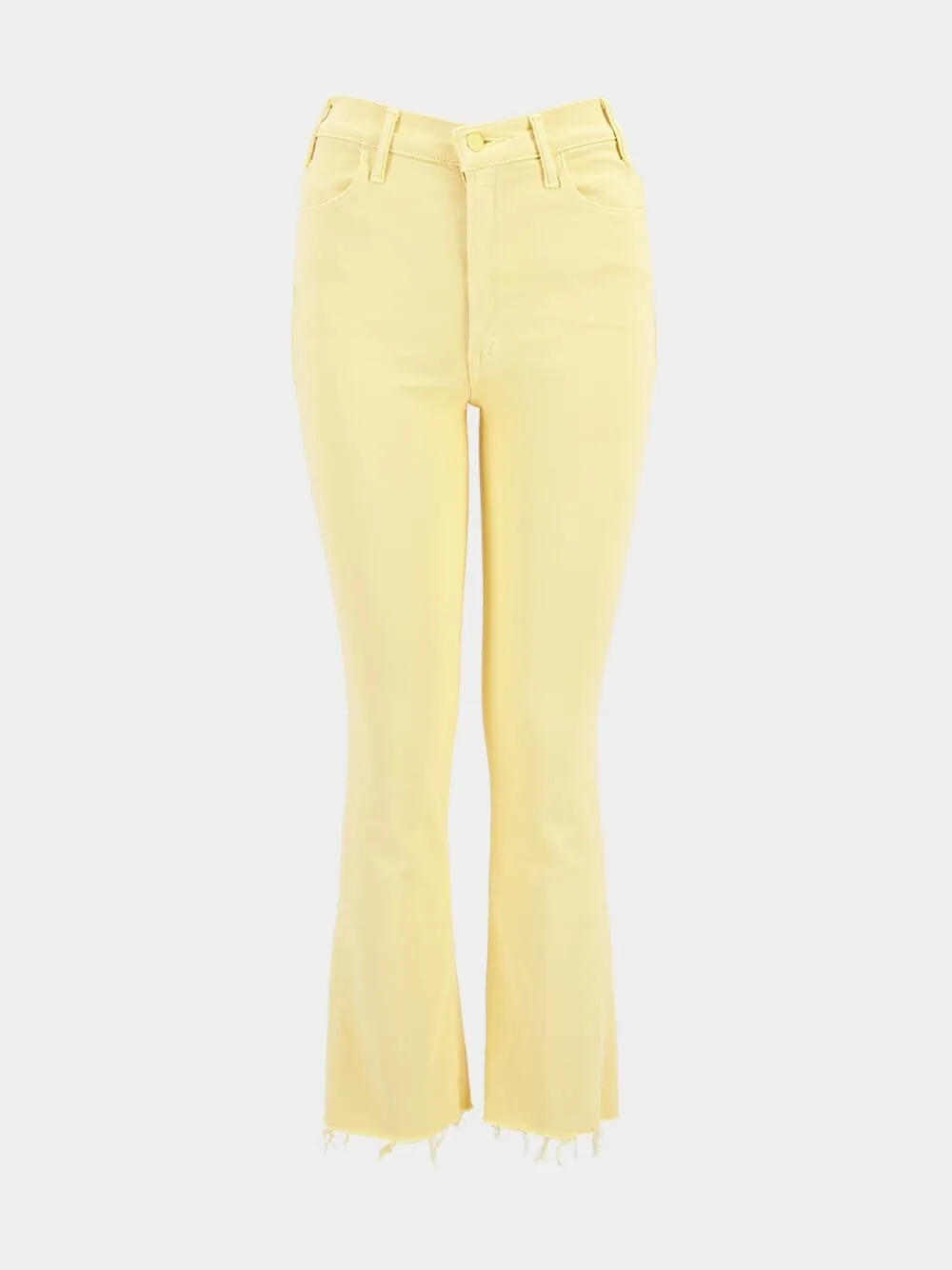 The Hustler Ankle Fray Yellow Jeans