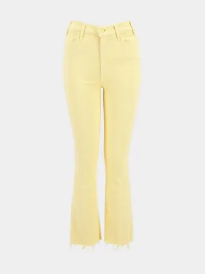 The Hustler Ankle Fray Yellow Jeans