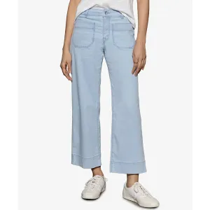 The Marine Crop Wide Leg Ultra Pale