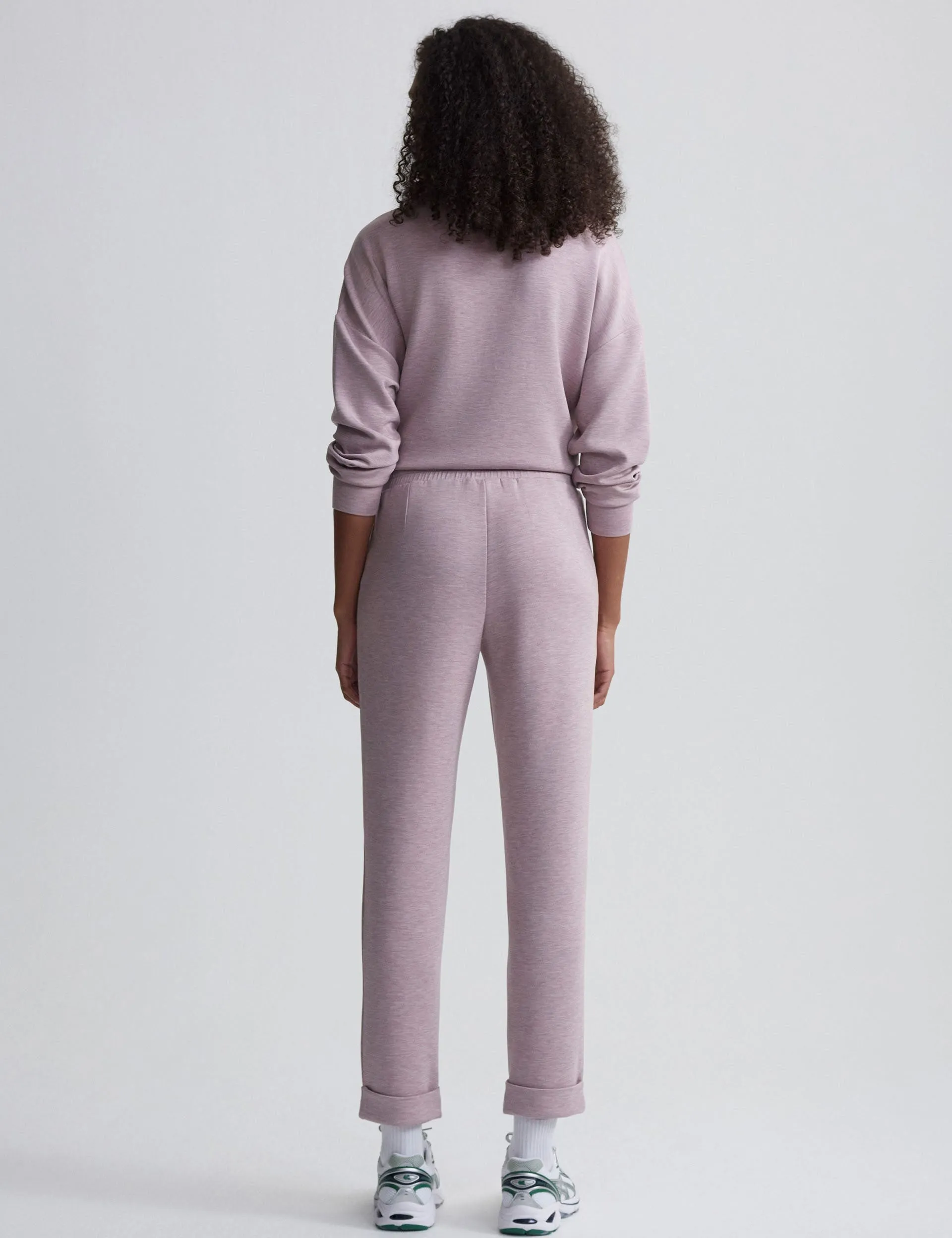 The Rolled Cuff Pant 28.5" - Mauve Marl