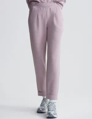 The Rolled Cuff Pant 28.5" - Mauve Marl