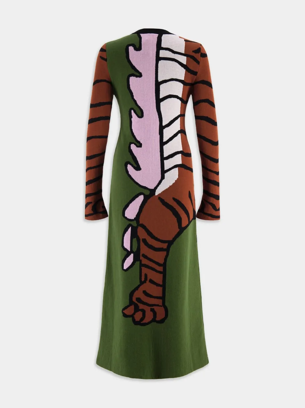 The Tiger Knit Midi Dress