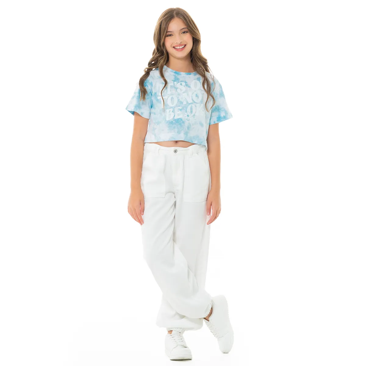 TIE DYE GRAPHIC T-SHIRT FOR GIRLS