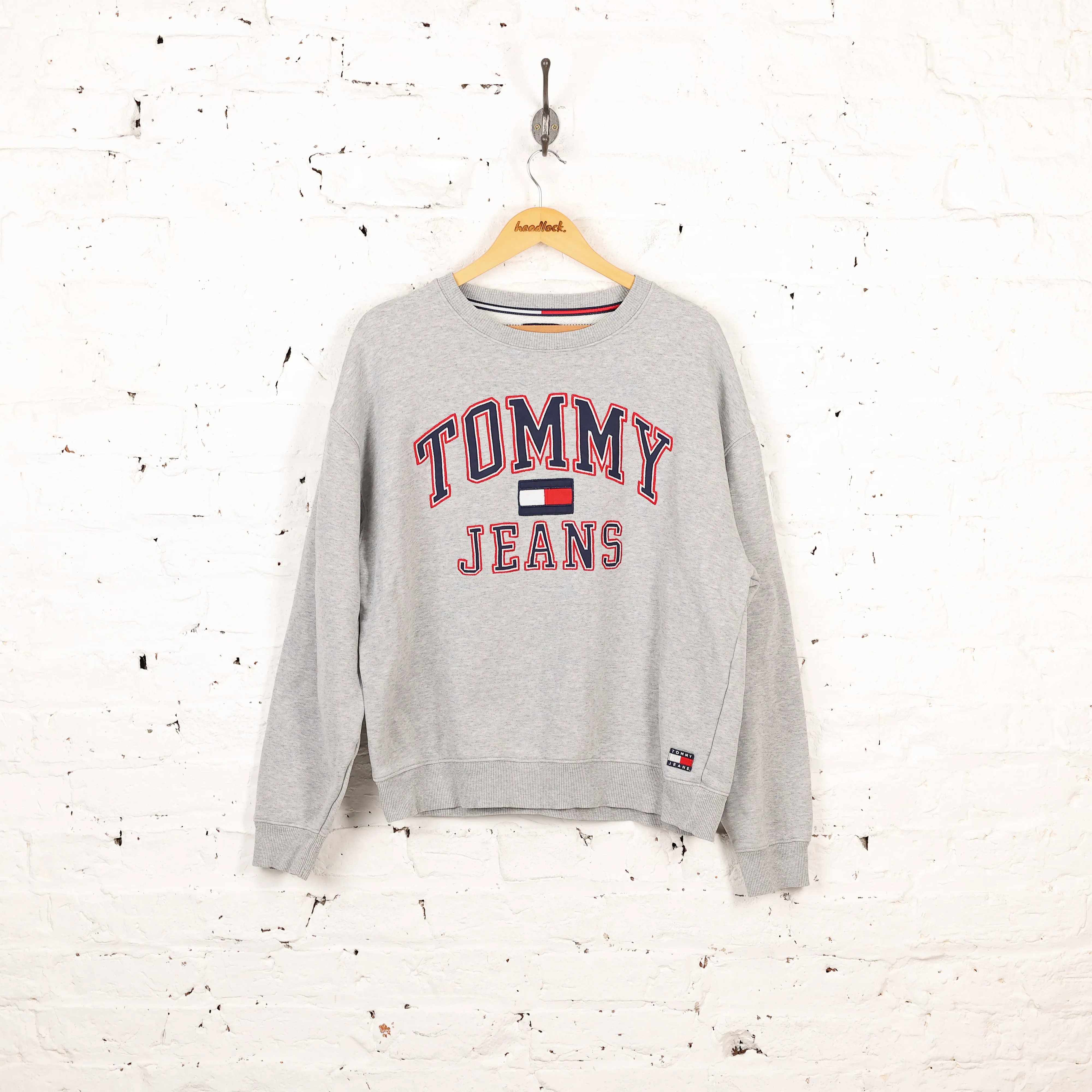 Tommy Jeans Sweatshirt - Grey - L