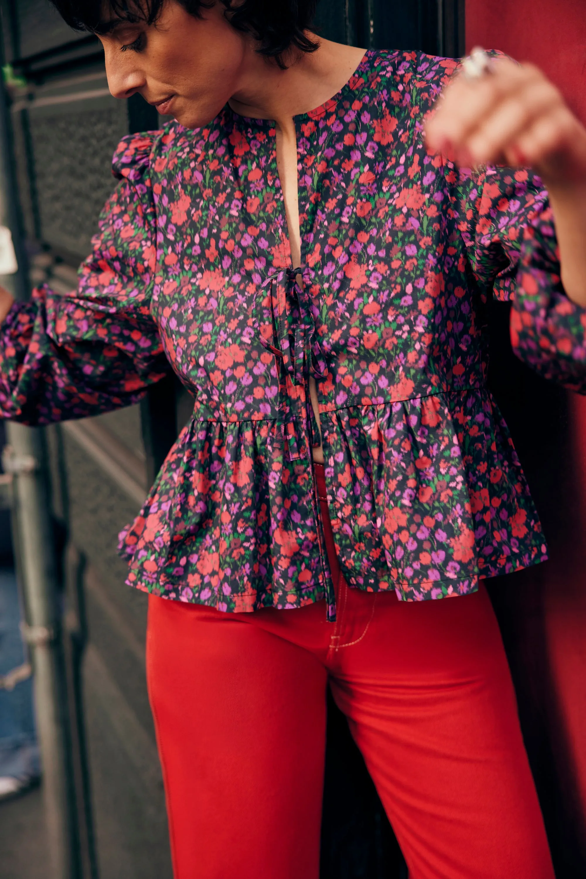TOP SELMA FLEURS IKAT