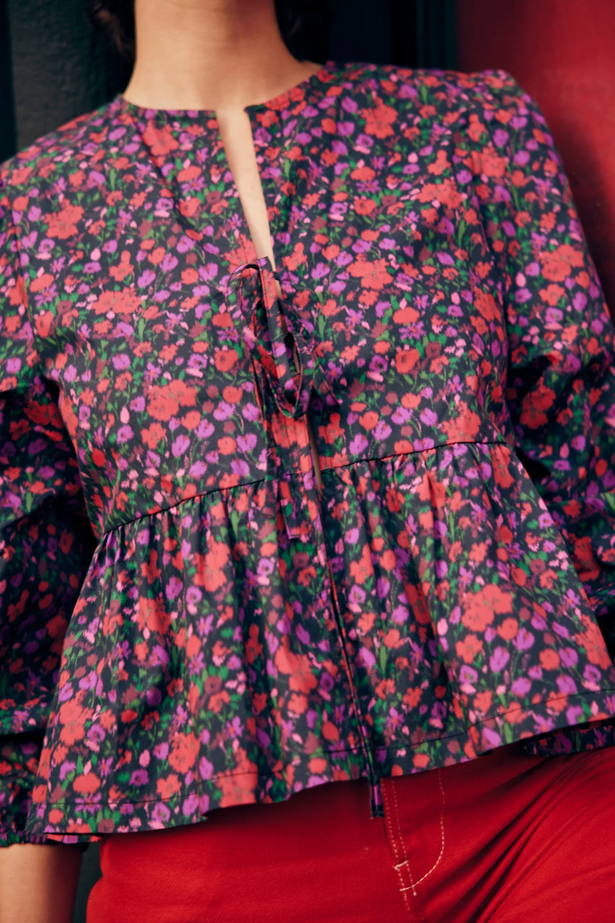 TOP SELMA FLEURS IKAT