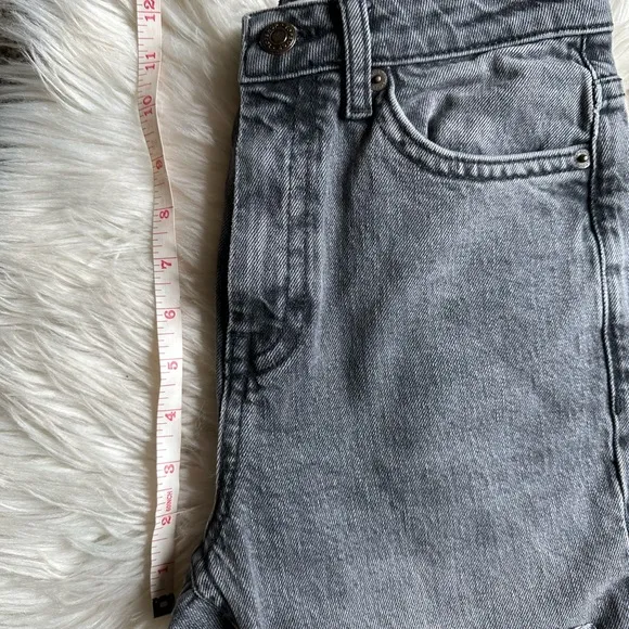 TopShop distressed straight jeans