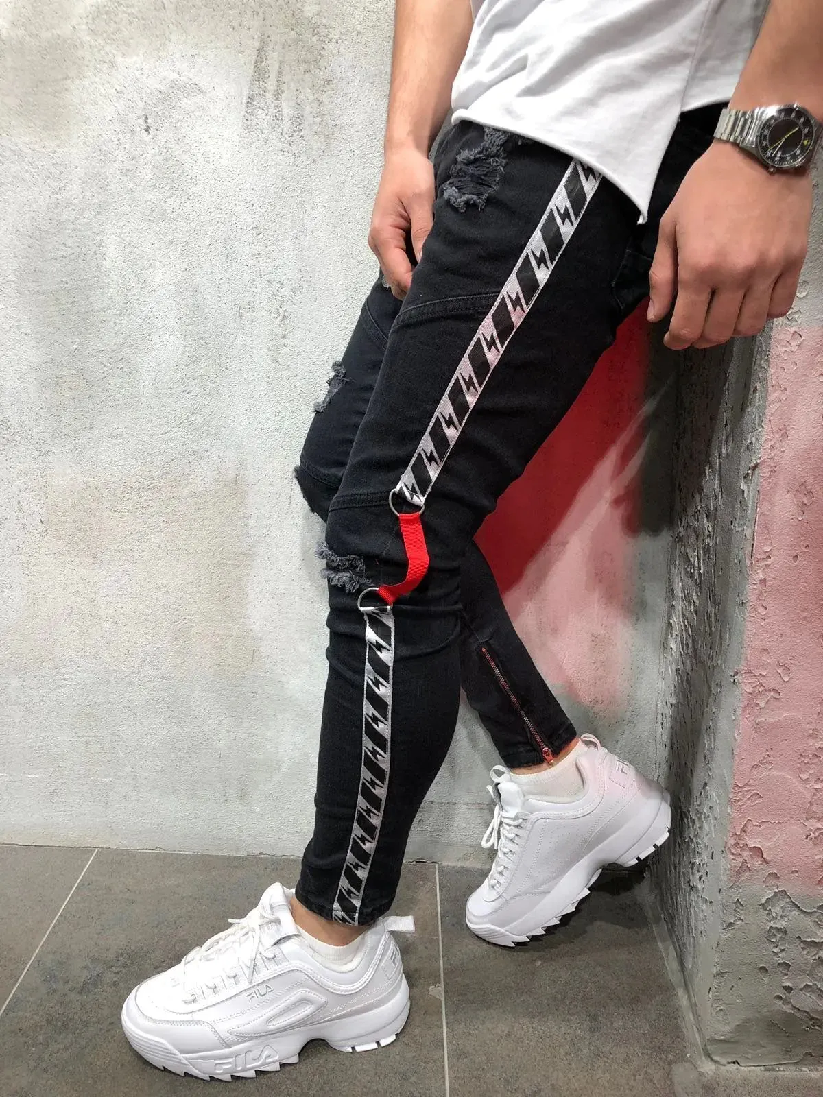 Torque Ribbon Jeans
