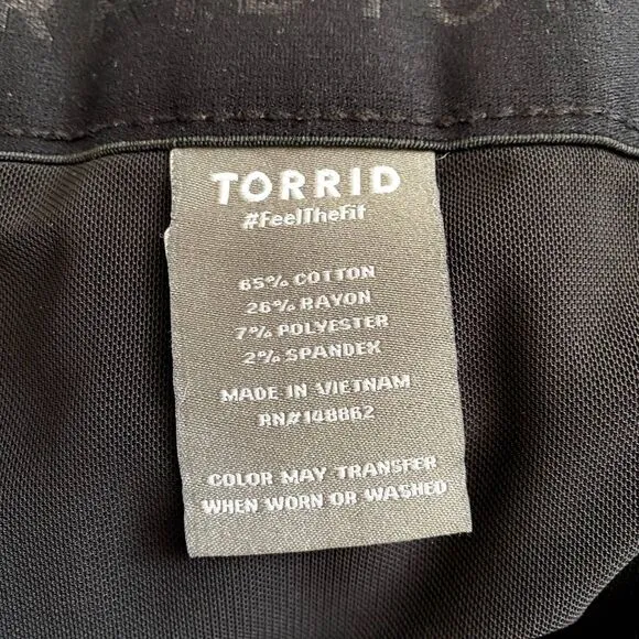 Torrid Crop Bombshell Straight Premium Stretch High Rise Jeans Plus Size 26