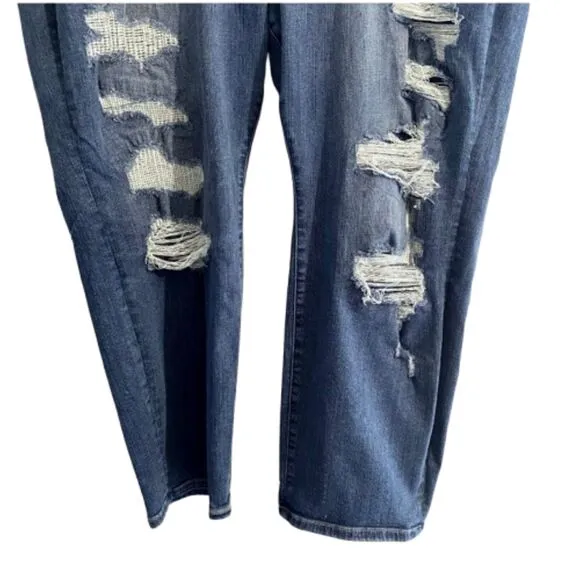 Torrid Crop Bombshell Straight Premium Stretch High Rise Jeans Plus Size 26