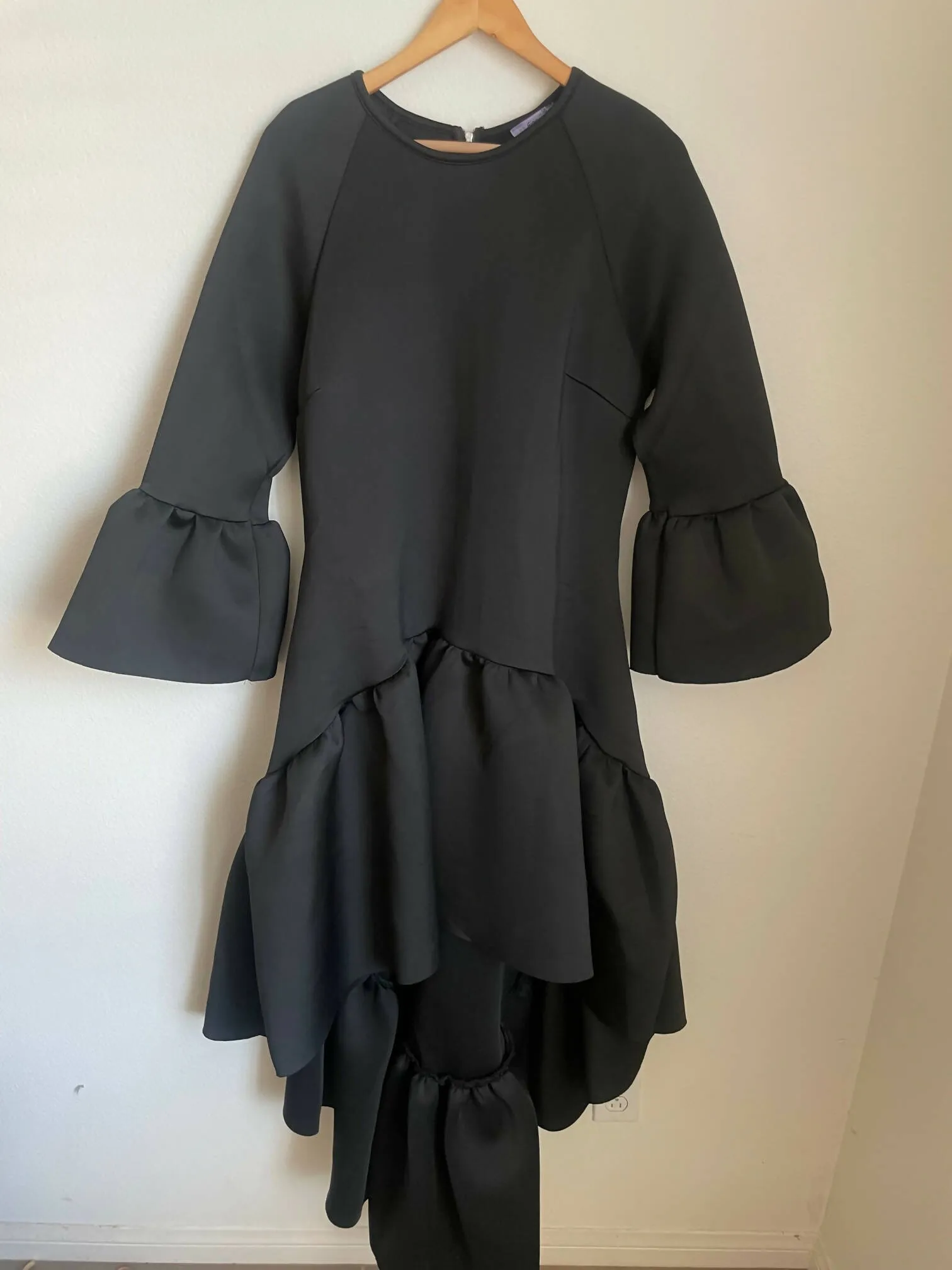 Tulip long sleeve elegant Hi Low dress
