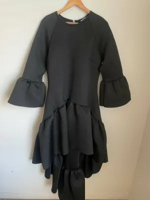 Tulip long sleeve elegant Hi Low dress