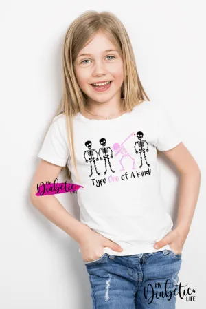 Type One of a Kind! Skeleton Dabbing - Kids Unisex T-Shirt