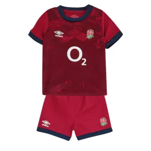 Umbro England Rugby Baby Replica Alternate Mini Kit | Red | 2024/25